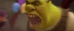 Shrek Yelling meme template