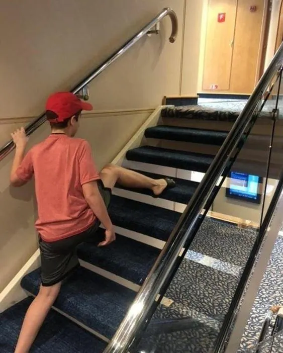 Skipping Steps meme template