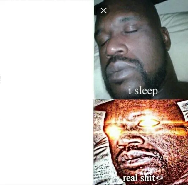 Sleeping Squidward meme template