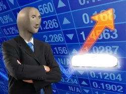 Stonks meme template