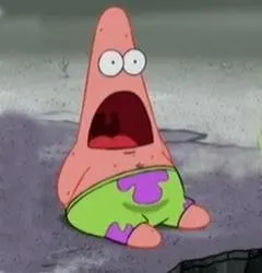 Surprised Patrick meme template