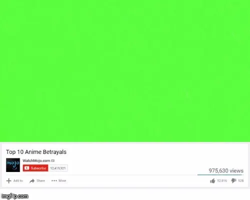 Top 10 Anime Betrayals meme template
