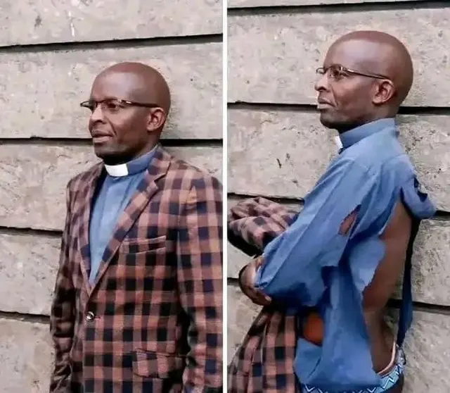 Torn Shirt Beneath the Blazer (Expectations vs. Reality) meme template