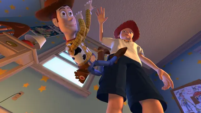Toy Story Andy Dropping Woody meme template