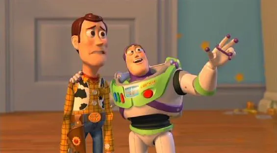 Toy Story Everywhere meme template
