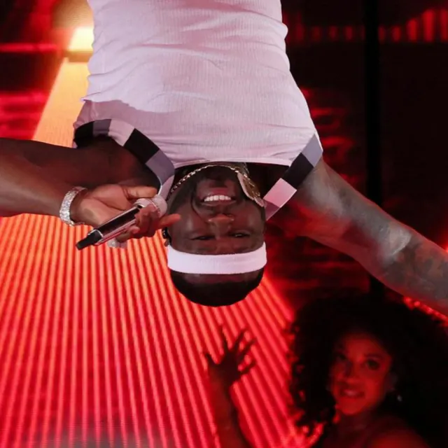 Upside down 50 Cent meme template