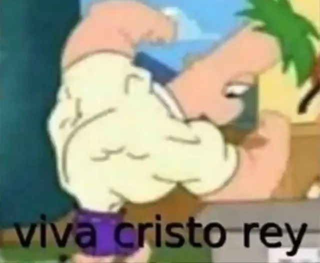 Viva cristo rey meme template
