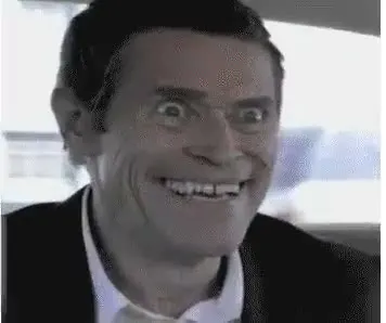 Willem Dafoe Evil Laugh GIF template