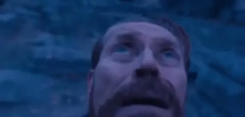Willem Dafoe Upside-Down Stare GIF template