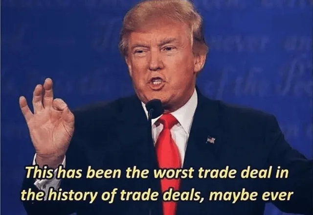 Worst Trade Deal meme template
