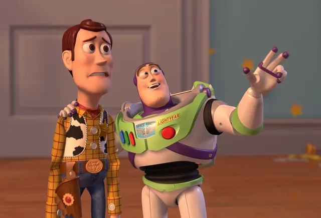 X, X Everywhere: Buzz Lightyear And Woody meme template